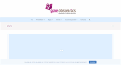 Desktop Screenshot of gineobstetrics.cat